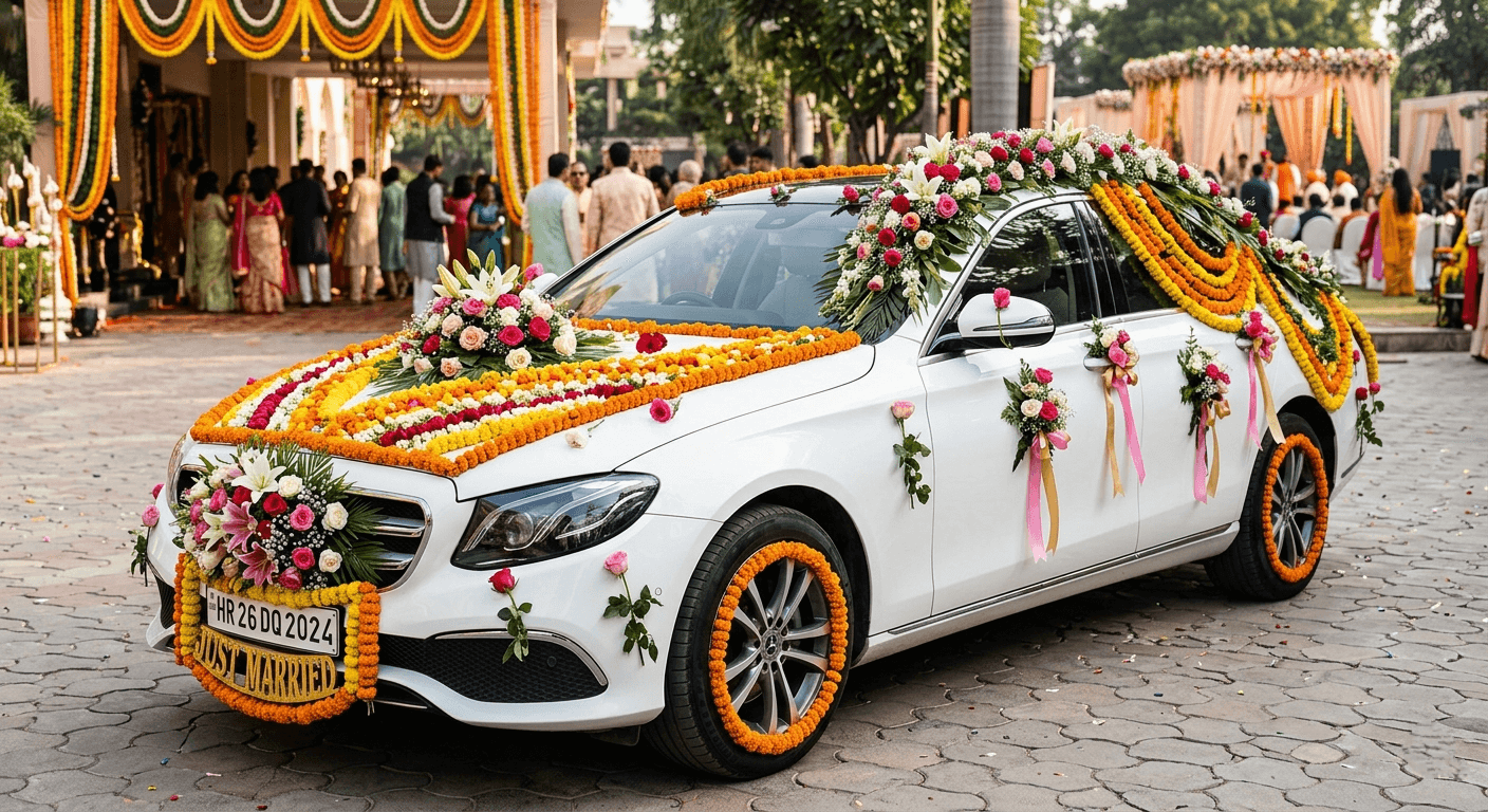 Wedding Car Decoration.