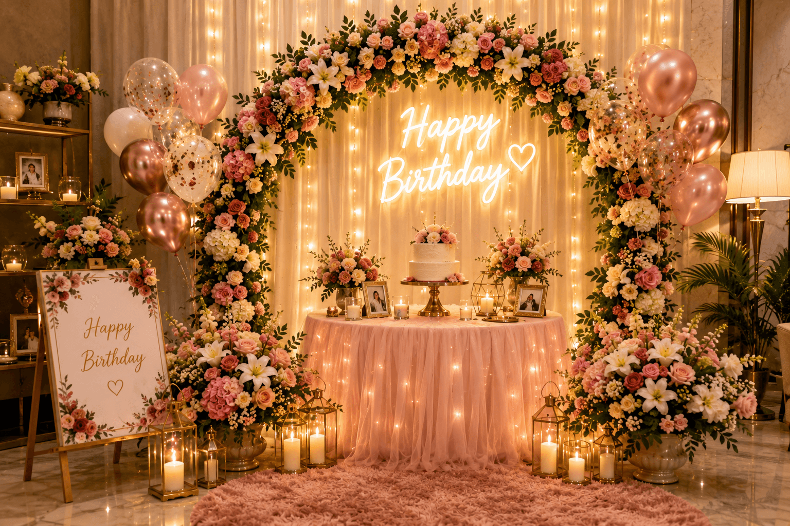 Unique Birthday Decoration.